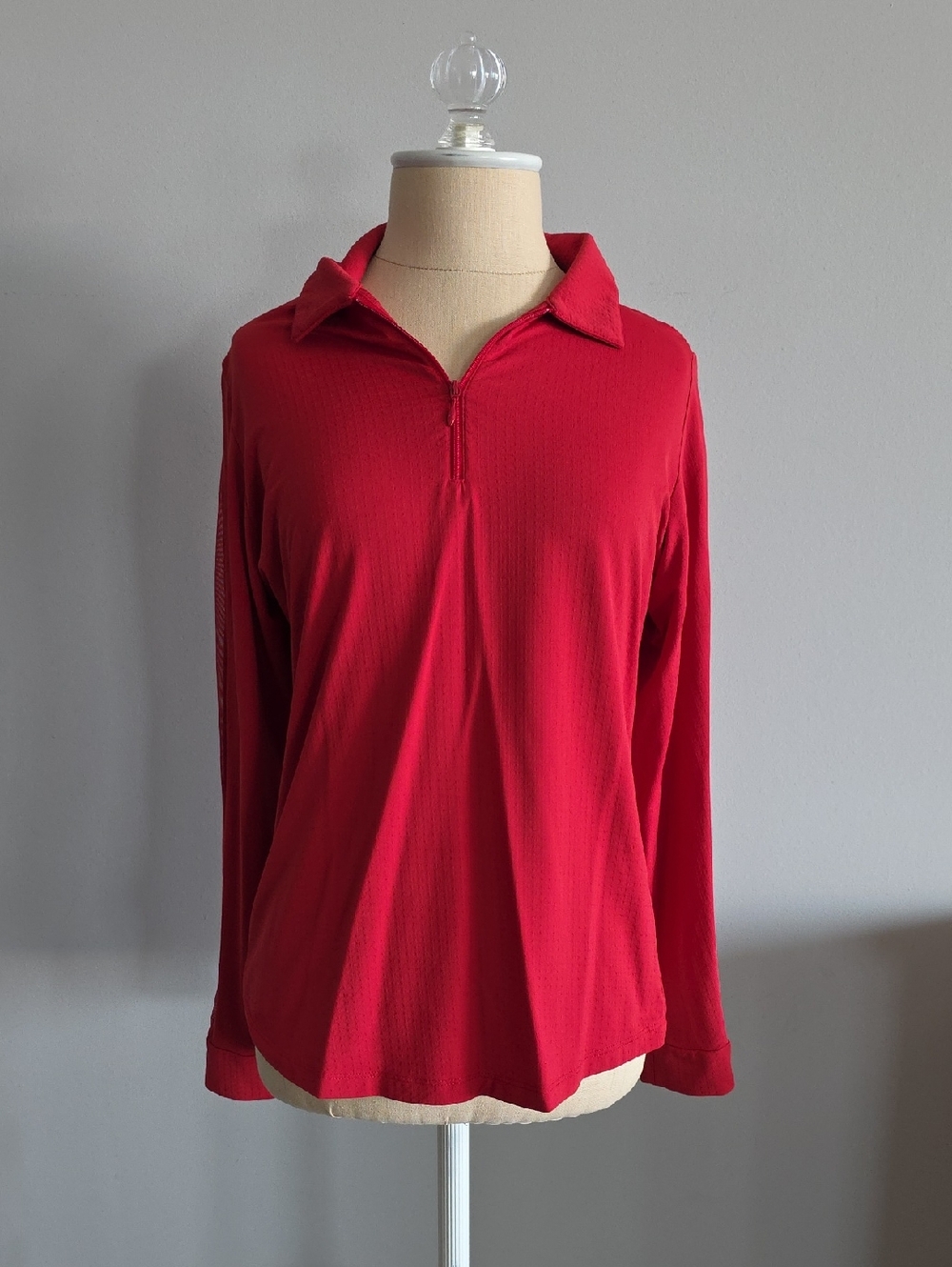 IBKUL Quarter Zip Long Sleeve Pullover